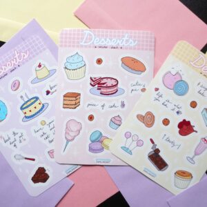 Dessert Sticker Sheets